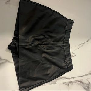 Zara Leather Skort